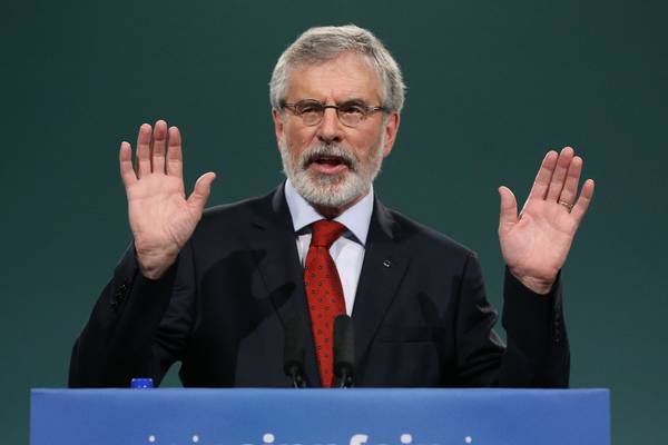 Gerry Adams calls for London and Dublin to govern the North