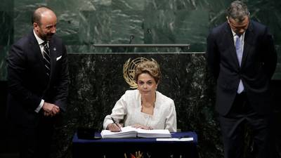 Rousseff condemns impeachment push as a coup