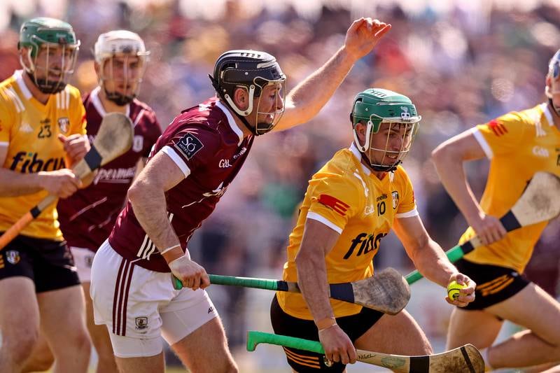Galway shrug off difficult opening half to power past 14-man Antrim