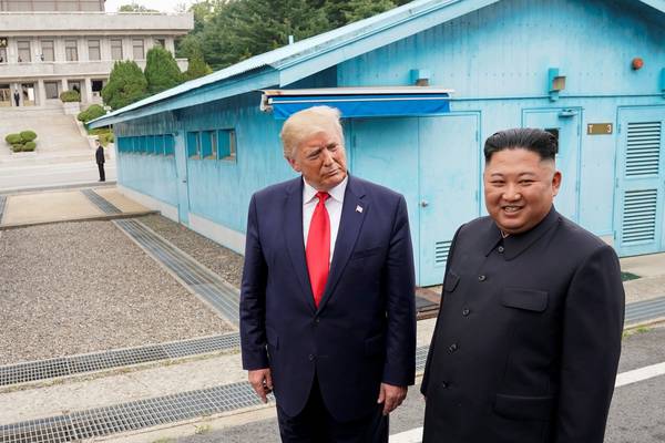 Trump takes historic diplomatic step on North Korean soil