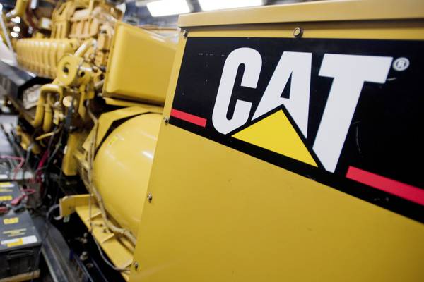 Caterpillar suffers £80m slump in sales at its operations in North