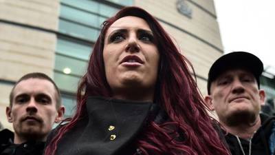 Britain First deputy leader convicted of hate speech in Belfast