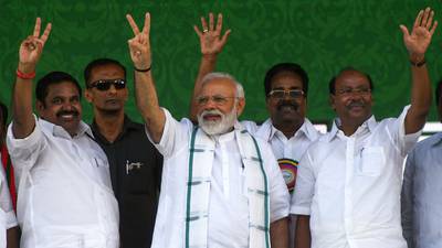 Indian election: Modi well placed to retain premiership