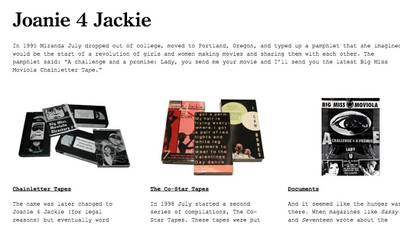 Joanie 4 Jackie: A digital archive of grunge-era women’s film-making