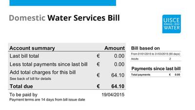 Water charge refunds: Irish Water appeals for up-to-date householder details