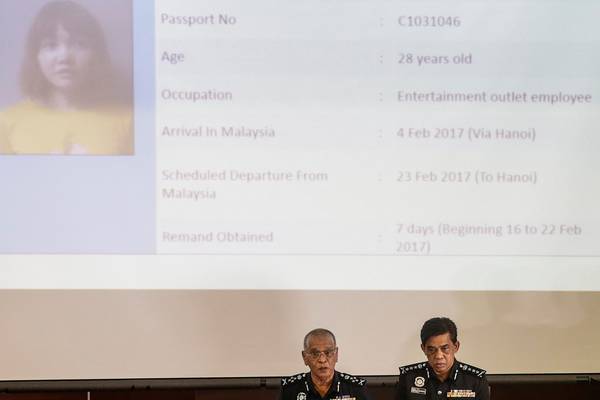 Malaysia seeks four North Koreans over airport murder