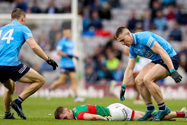 Kevin McStay: John Small hit on Eoghan McLaughlin was a wild and dangerous foul