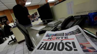 Mexican newspaper bids readers ‘Adiós’ after   journalists killed