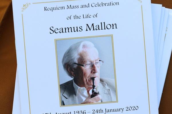 Seamus Mallon funeral: ‘Farewell to a great chieftain of Irish political life’