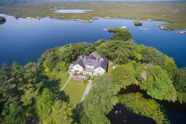 Connemara hunting lodge on private island adored by earls and kings for €2.9m