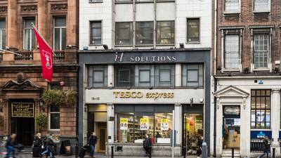 Tesco store on Dublin’s College Green to go on sale for €4.1m
