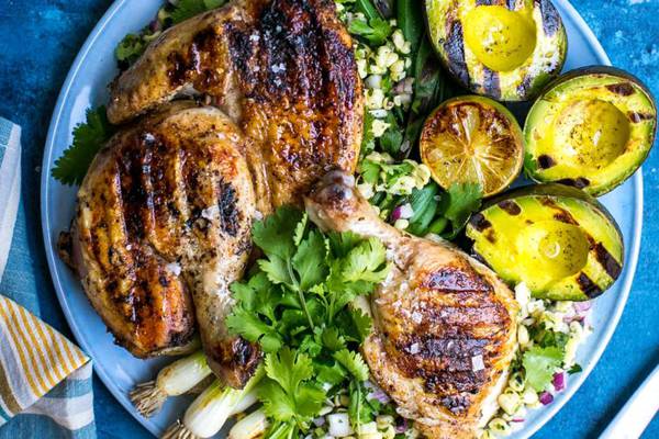 Donal Skehan recipe: Barbecued brick chicken with corn salsa