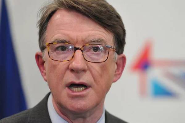 Mandelson: May’s Brexit plan would bring ‘national humiliation’