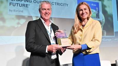 EirGrid wins prestigious award for work on Shaping Our Electricity Future energy roadmap
