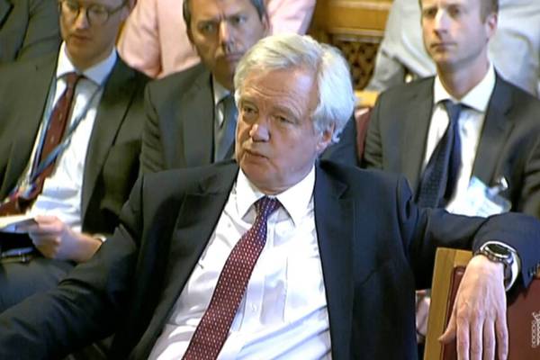 Davis says EU and UK may be unable to resolve Border issue before October deal