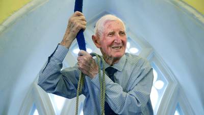 Bells ring out to mark Cyril’s 80 years of campanology