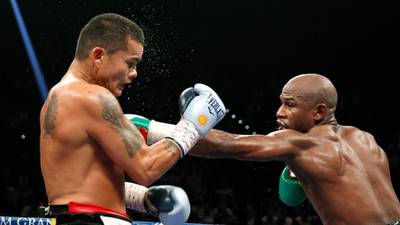 Mayweather puts his money where his mouth is once more