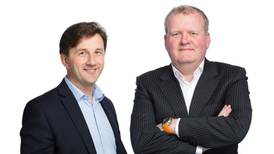 EY Entreprenur of the Year emerging category finalists: Donald Fitzmaurice and Padraig McBride,  Brandtone
