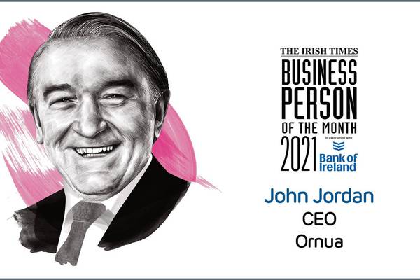 The Irish Times Business Person of the Month: John Jordan
