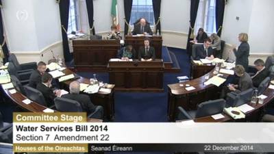 Water Services Bill makes its way through Seanad