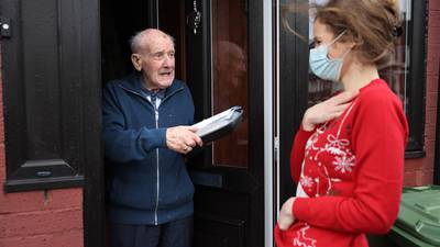 Christmas meals and cheer delivered to elderly people in Dublin