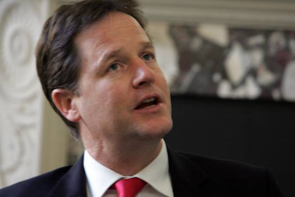 Theresa May not visiting Dáil shows ‘wrong priorities,’ says Clegg
