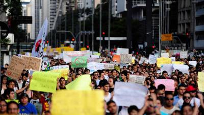 Protests continue in Brazil despite Rousseff plea