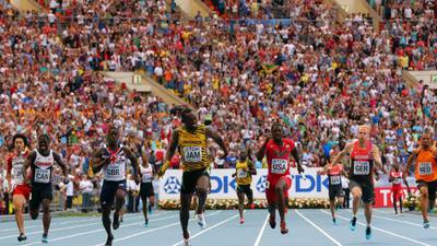 Bolt wins a third gold medal