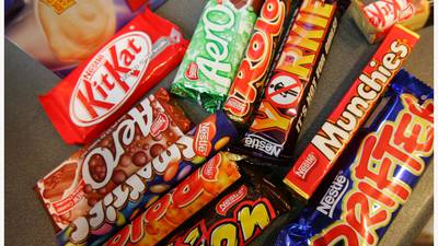 Nestlé to reduce sugar content in chocolate bars by 10%