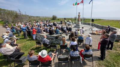 Remains of 21 Famine shipwreck victims buried in Canada
