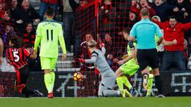 Liverpool’s defence crumbles as Bournemouth steal victory