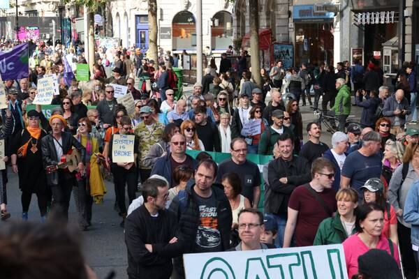 Cost of living protest: Thousands turn out in Dublin as march hears ‘social contract’ has been broken