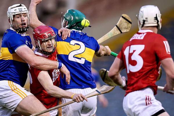 Late rush of scores can’t decide a winner as Tipp and Cork draw