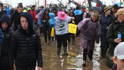 In Pictures: National Ploughing Championships gets off to a wet and muddy start