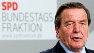 Schröder returns to German national stage to rally Social Democrats