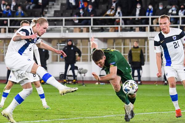 Ireland’s goal drought drags on against Finland