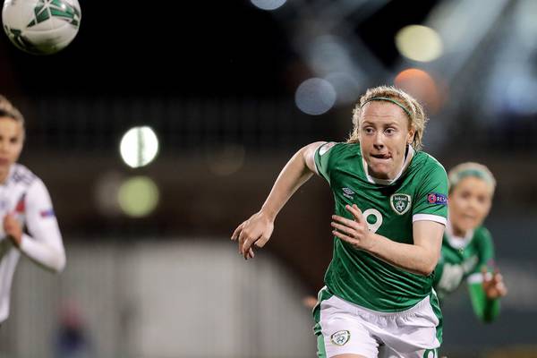Amber Barrett hoping hard work will pay off with Ireland