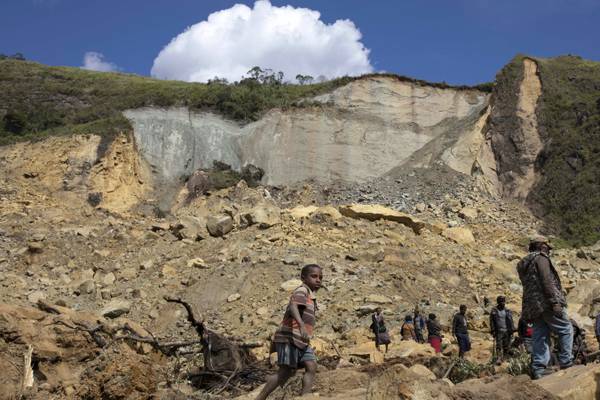Papua New Guinea: Officials fear waves of disease and disaster after landslide