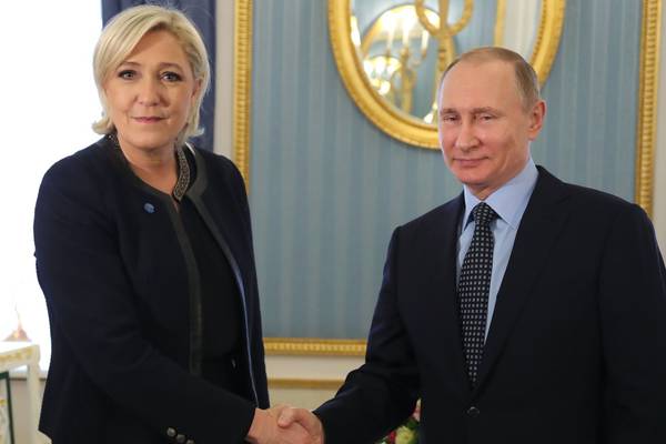 Putin hosts French far-right leader Marine Le Pen in Moscow