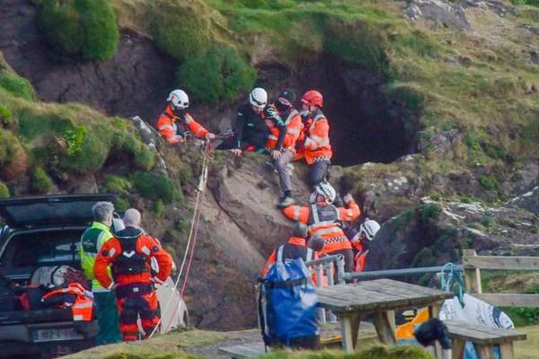 ‘A lucky escape’: Woman rescued from sinkhole in sea off west Cork