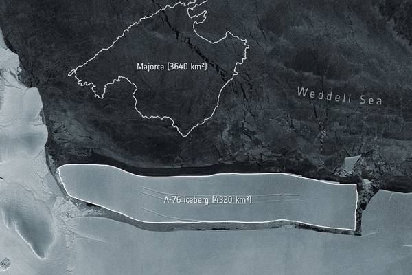 Record breaker: World’s largest iceberg forms in Antarctica