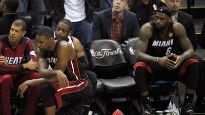 LeBron James feels the Heat as Spurs clinch series