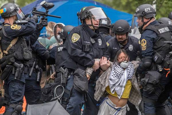 Views differ in wake of police response to pro-Palestine protest at US university