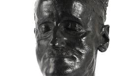 Joyce death mask, historic medals and books at eclectic Mullens Halloween sale