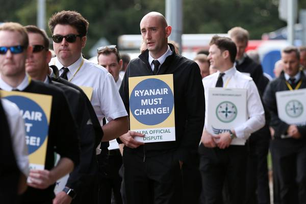 Efforts to resolve dispute between Ryanair and Irish pilots to restart on Monday