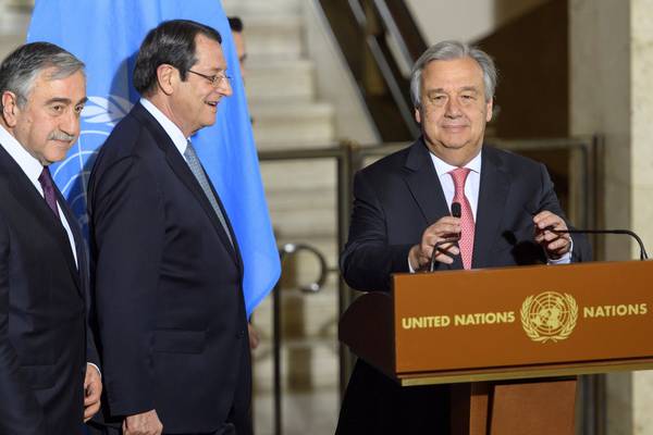 Cyprus deal close but don’t expect miracles, says UN chief
