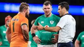 Referee Ben O’Keeffe failed to establish ground rules in Ireland’s win over Australia