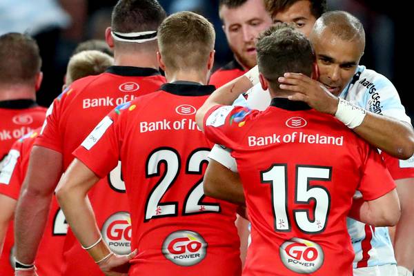 Simon Zebo revelling in his home from home at Racing