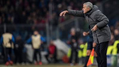 Jose Mourinho bemoans Basel’s ‘five defenders’ after Swiss defeat