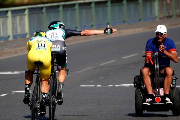 Tour de France: Team Sky finish second in 35.5km team time trial